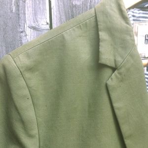 Gap - Olive Green Cotton Blazer (medium)